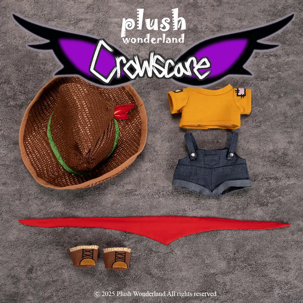【In Stock】【Authorized】PLUSH WONDERLAND Crowscare Ryo Daytime Ver. 20CM Plushie Cotton Doll - Image 6