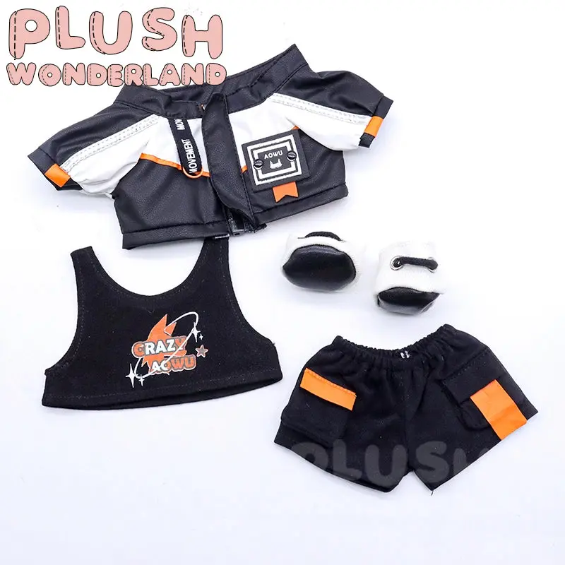 【IN STOCK】PLUSH WONDERLAND Cool Stylish Outfit Plush Toy Clothes Black 20CM Doll Clothes - Image 6