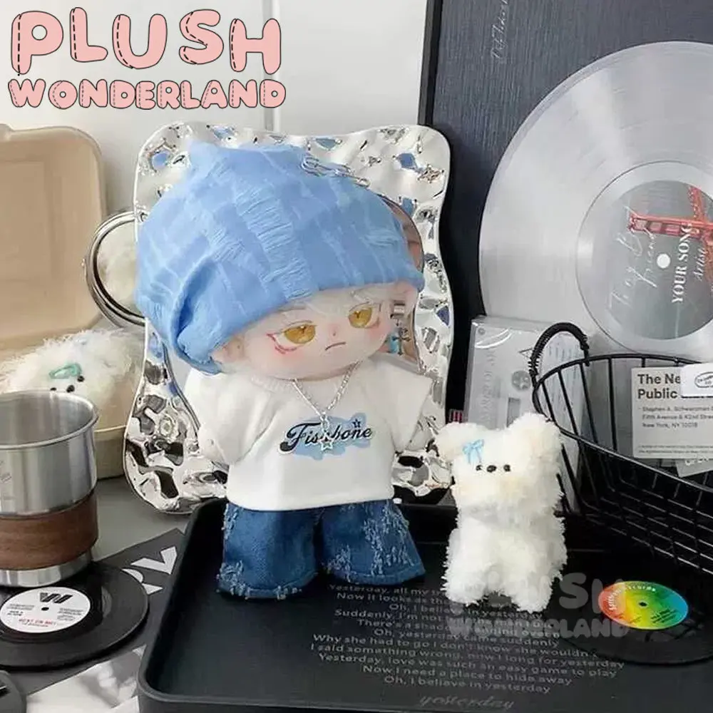 【IN STOCK】PLUSH WONDERLAND Street Style Cool Black Animal Doll Costume 20CM Doll Clothes - Image 3