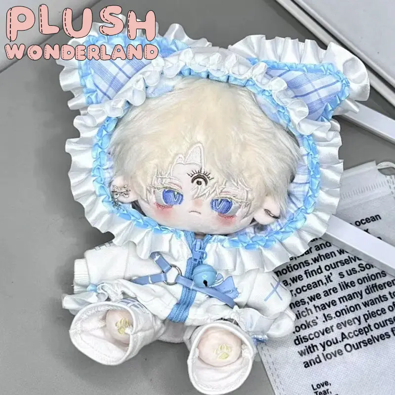 【IN STOCK】PLUSH WONDERLAND Blue Hoodie Style 20CM Doll Clothes - Image 3
