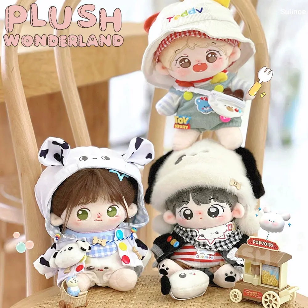 【IN STOCK】PLUSH WONDERLAND Bear Bambi 15CM/20CM Cotton Doll Clothes
