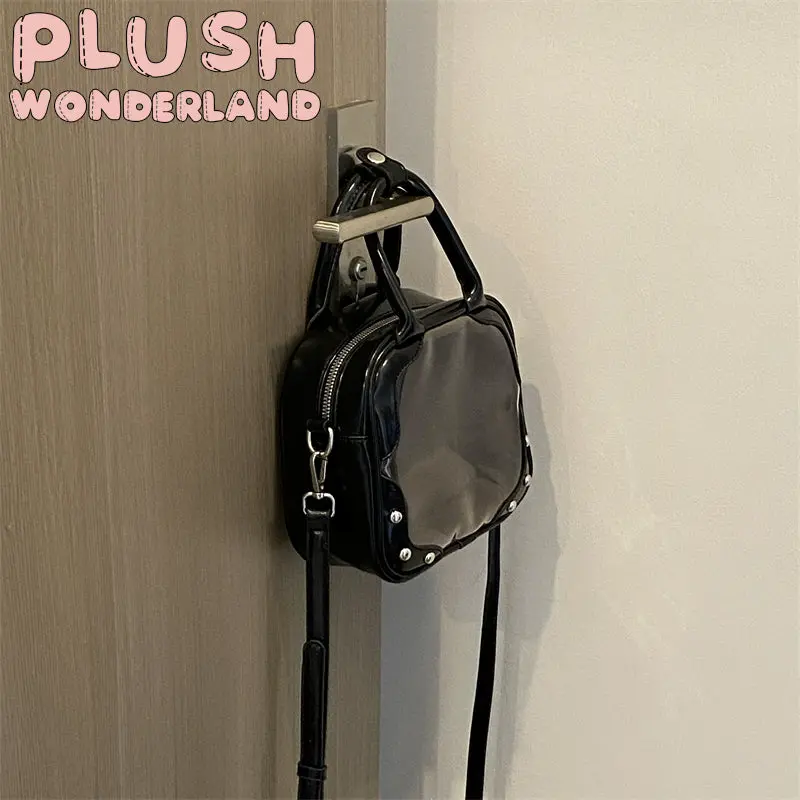 【In Stock】PLUSH WONDERLAND Black Crossbody Bag Cotton Doll 18CM Itabag - Image 3