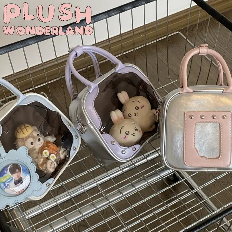【In Stock】PLUSH WONDERLAND Black Crossbody Bag Cotton Doll 18CM Itabag - Image 4