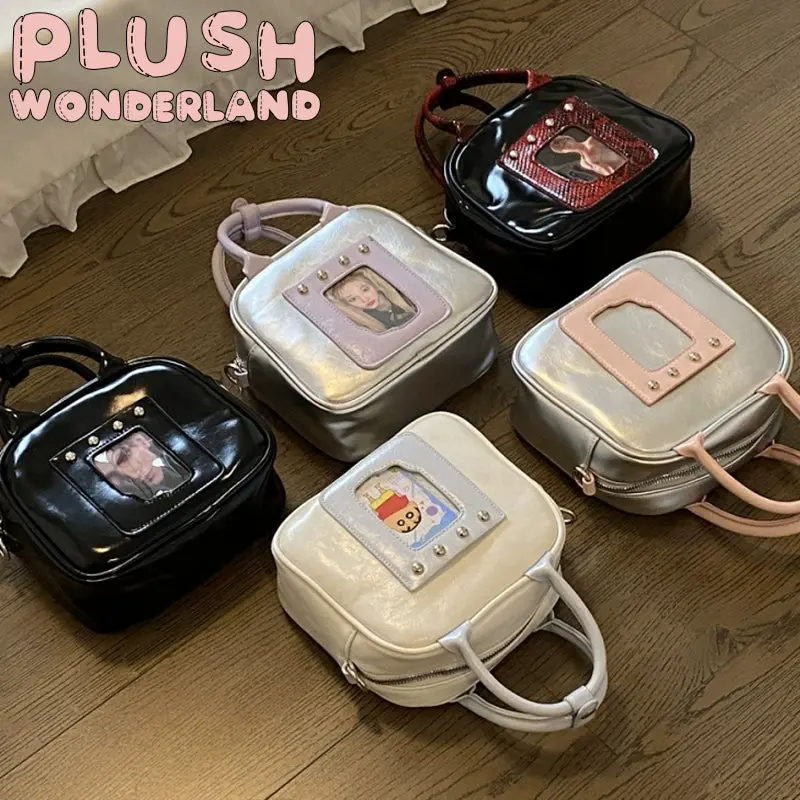 【In Stock】PLUSH WONDERLAND Black Crossbody Bag Cotton Doll 18CM Itabag - Image 5