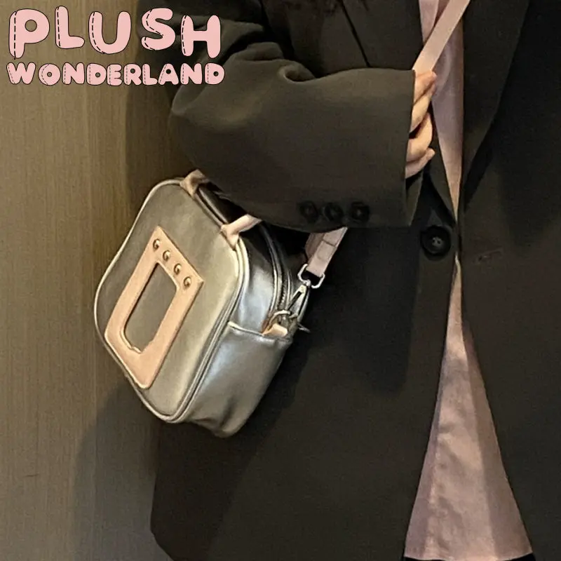 【In Stock】PLUSH WONDERLAND Black Crossbody Bag Cotton Doll 18CM Itabag - Image 6