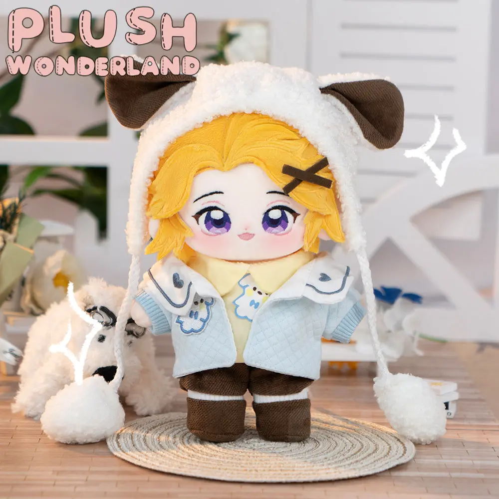 【Sold Out】PLUSH WONDERLAND Blonde Puppy Plushie Cotton Doll FANMADE 20CM - Image 6