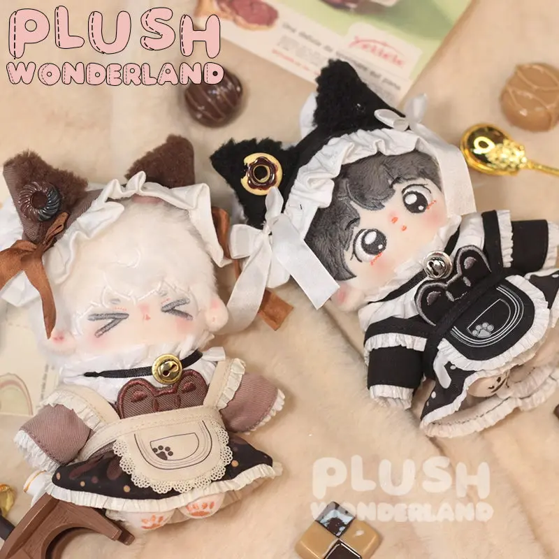 【IN STOCK】PLUSH WONDERLAND Cafe Maid Plushies Cotton Doll Clothes 10 CM - Image 2