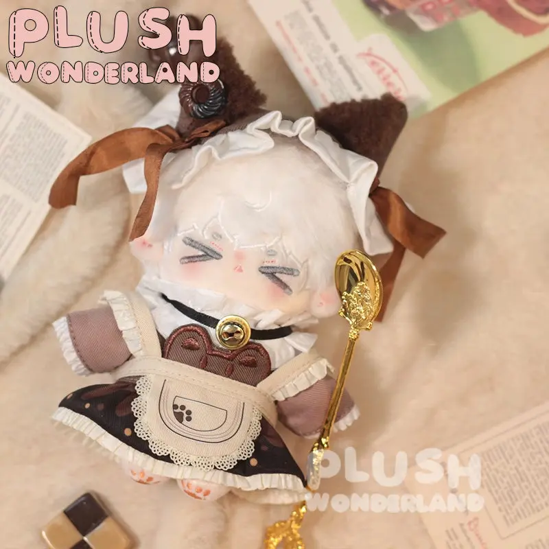 【IN STOCK】PLUSH WONDERLAND Cafe Maid Plushies Cotton Doll Clothes 10 CM - Image 3