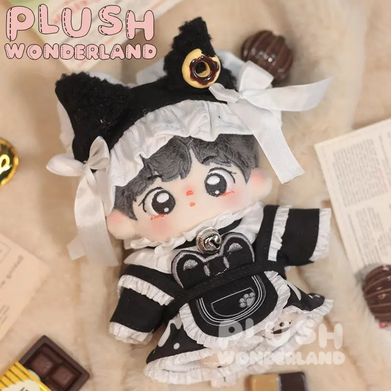 【IN STOCK】PLUSH WONDERLAND Cafe Maid Plushies Cotton Doll Clothes 10 CM - Image 4