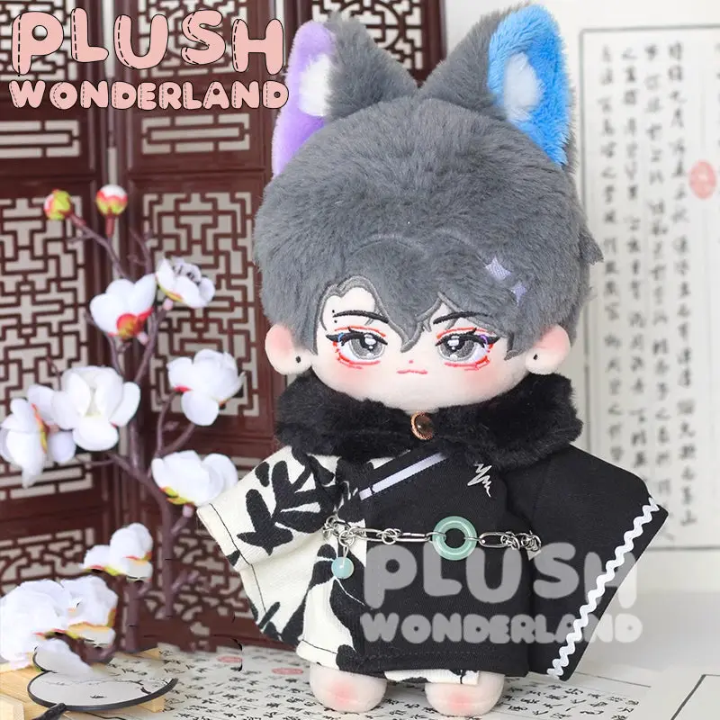 【In Stock】PLUSH WONDERLAND Chinese Style Fur Collar Plushies Cotton Doll Clothes 20 CM - Image 3