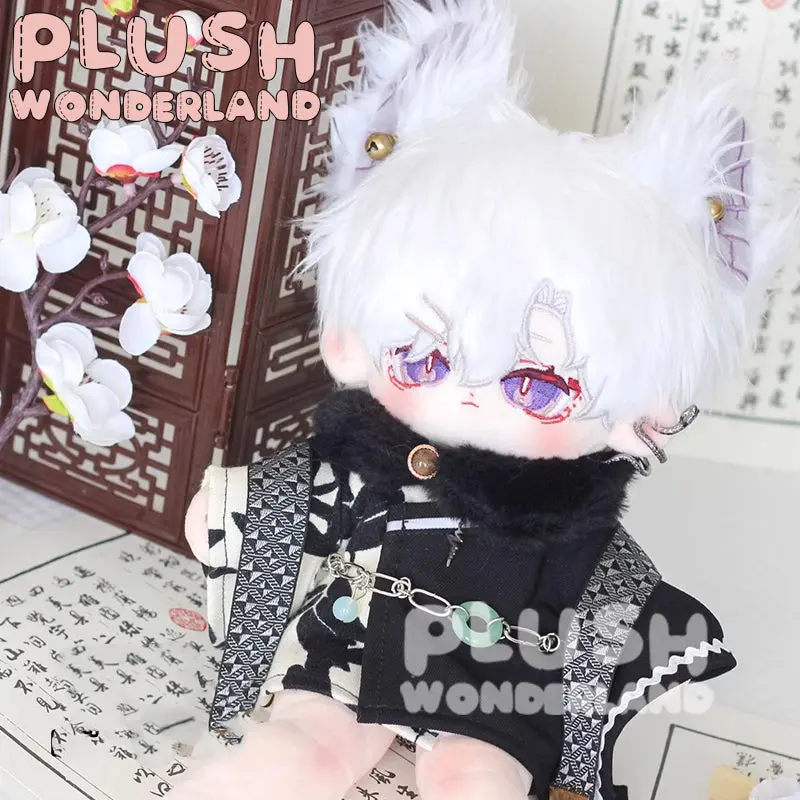 【In Stock】PLUSH WONDERLAND Chinese Style Fur Collar Plushies Cotton Doll Clothes 20 CM - Image 4