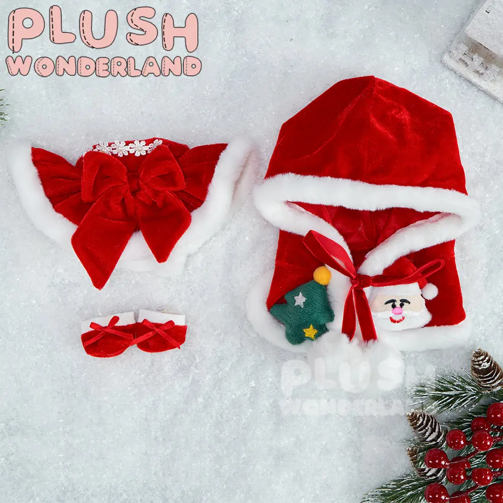 【IN STOCK】PLUSH WONDERLAND Christmas and New Year Cape Doll Clothes 20CM - Image 7