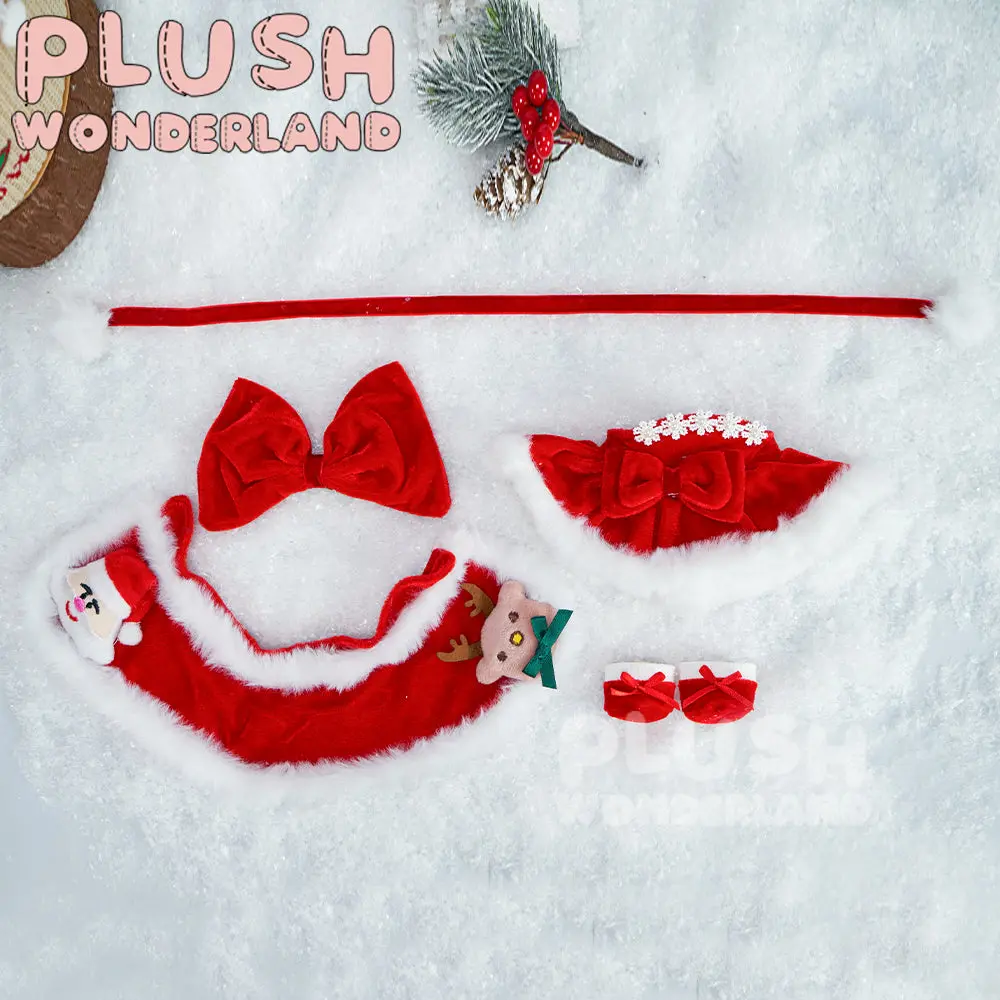 【IN STOCK】PLUSH WONDERLAND Christmas and New Year Cape Doll Clothes 20CM - Image 8