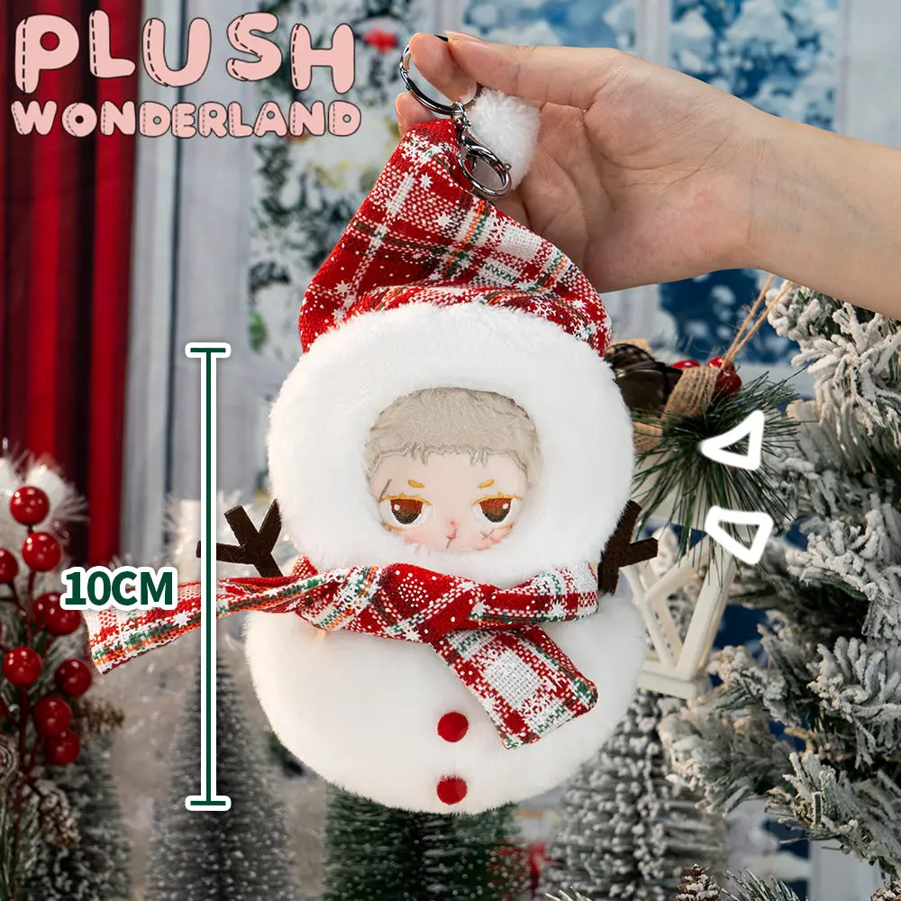 【IN STOCK】PLUSH WONDERLAND Christmas Cape/ Elk /Snowman Cotton Doll Clothes 10CM Keychain - Image 3