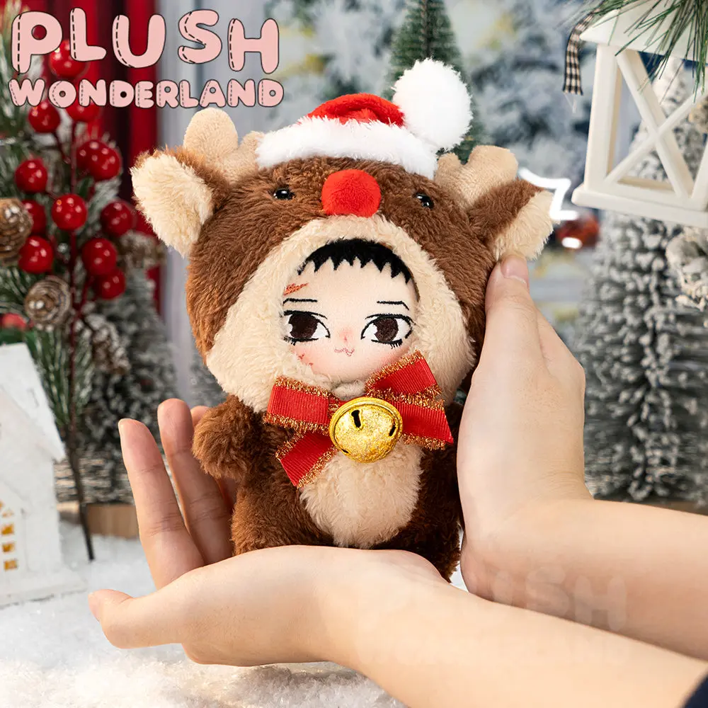 【IN STOCK】PLUSH WONDERLAND Christmas Cape/ Elk /Snowman Cotton Doll Clothes 10CM Keychain - Image 8