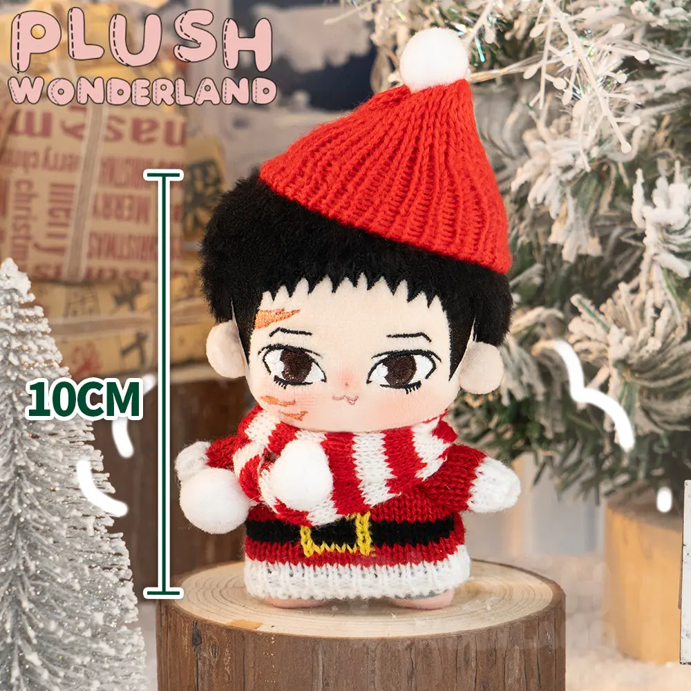 【IN STOCK】PLUSH WONDERLAND Christmas Sweater Clothes 10CM Green/Red - Image 4