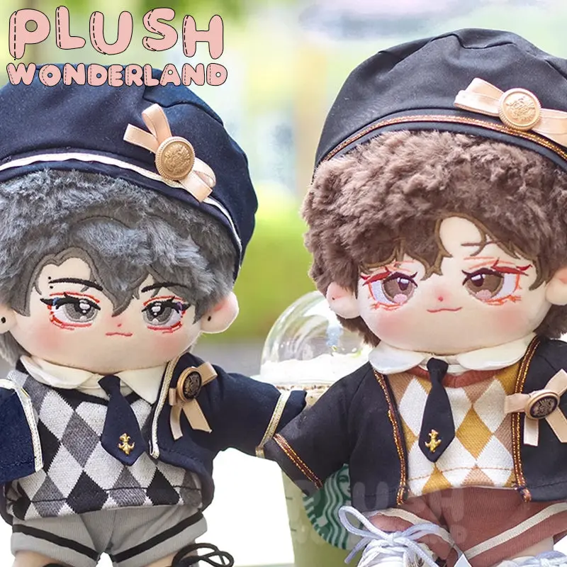 【IN STOCK】PLUSH WONDERLAND College Style Uniform Plushies Cotton Doll Clothes 20CM - Image 3