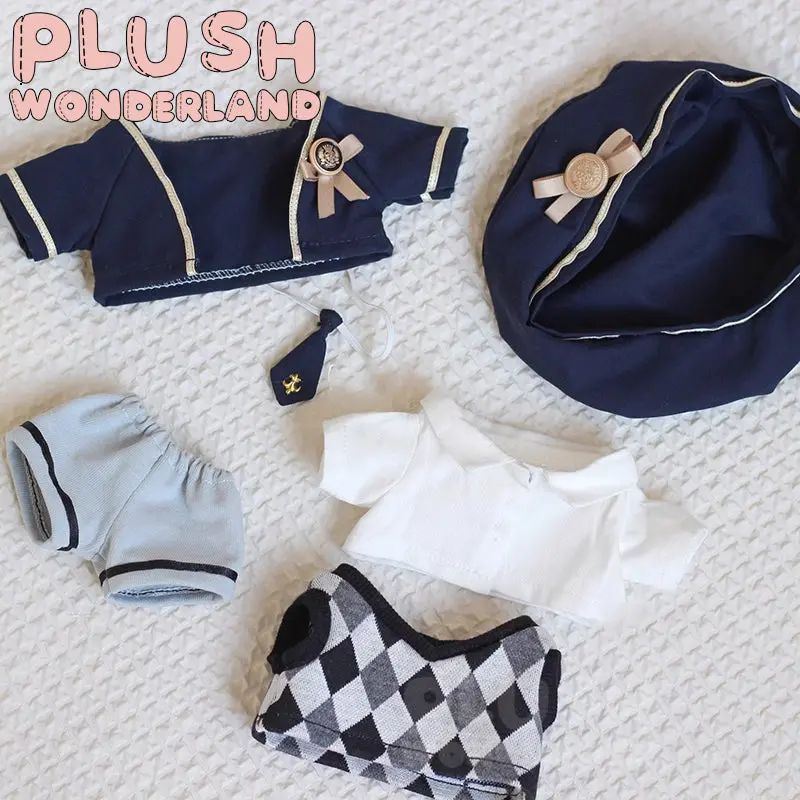 【IN STOCK】PLUSH WONDERLAND College Style Uniform Plushies Cotton Doll Clothes 20CM - Image 5