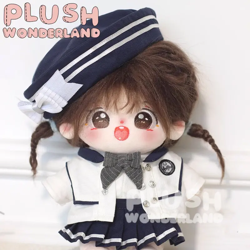 【In Stock】PLUSH WONDERLAND College Uniform Plushies Cotton 20CM Doll Clothes - Image 4