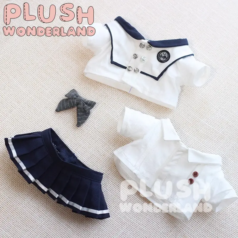 【In Stock】PLUSH WONDERLAND College Uniform Plushies Cotton 20CM Doll Clothes - Image 6