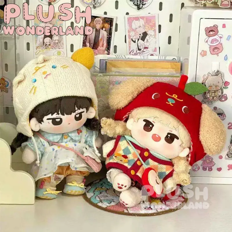 【IN STOCK】PLUSH WONDERLAND Cute Little Apple Dog Plushies Cotton Doll Clothes 20CM - Image 3