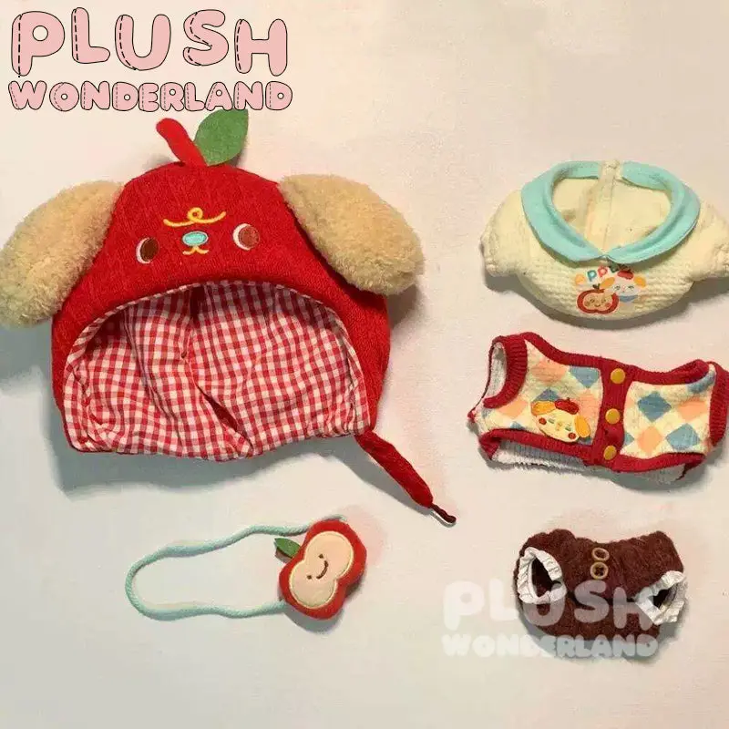 【IN STOCK】PLUSH WONDERLAND Cute Little Apple Dog Plushies Cotton Doll Clothes 20CM - Image 5