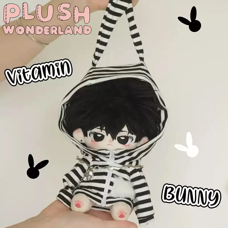 【IN STOCK】PLUSH WONDERLAND Cute Bunny Stripe Unisex Clothes Boys & Girls 20CM Doll Clothes - Image 4