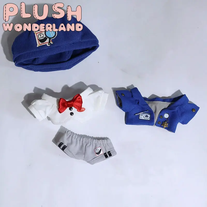 【IN STOCK】PLUSH WONDERLAND Detective Uniform 10CM/20CM Doll Clothes - Image 7