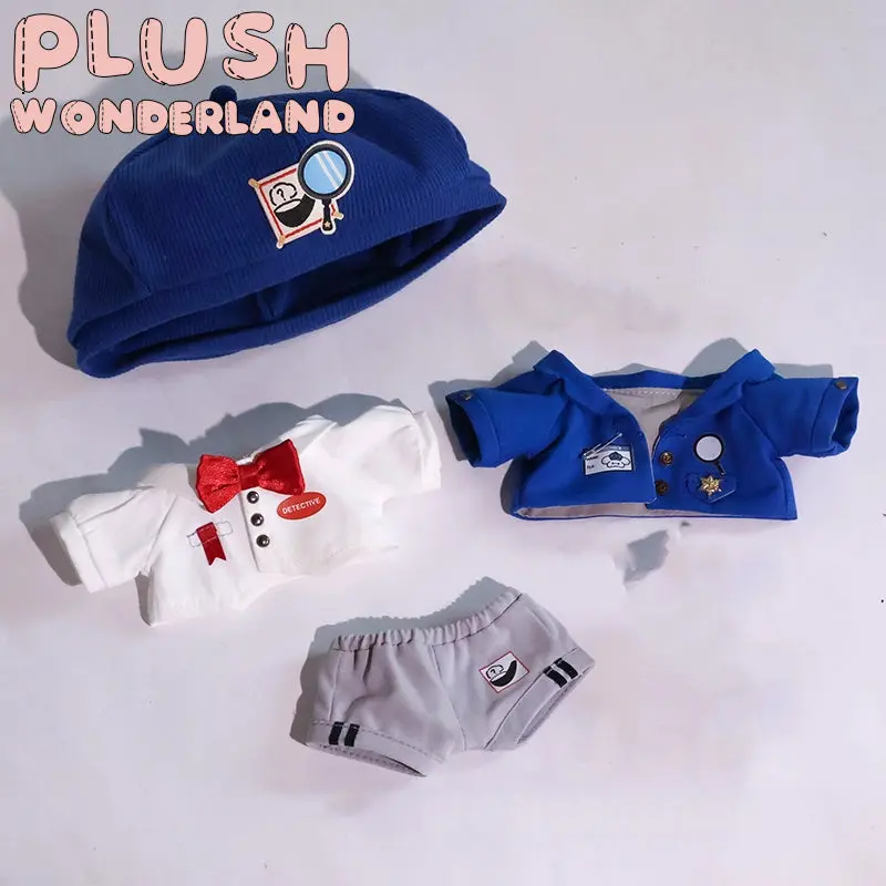 【IN STOCK】PLUSH WONDERLAND Detective Uniform 10CM/20CM Doll Clothes - Image 9