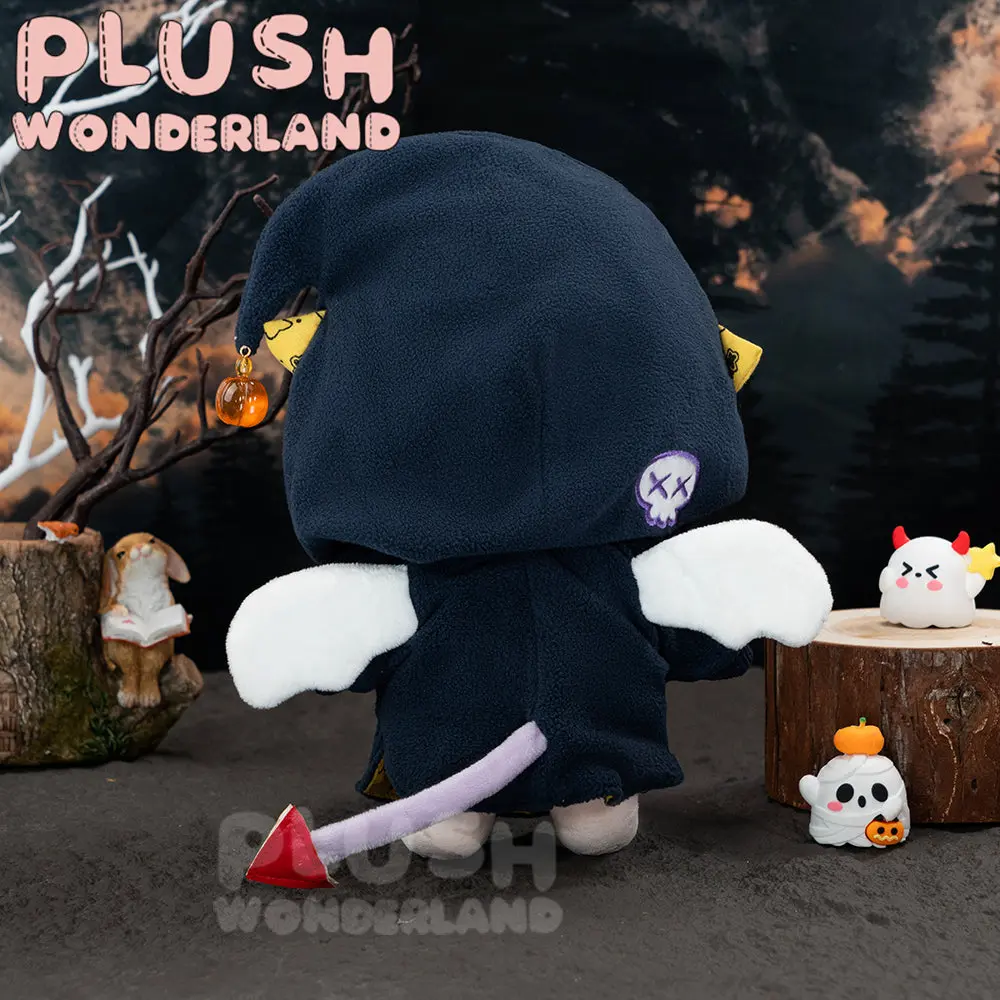 【IN STOCK】PLUSH WONDERLAND Doll Clothes 10CM/20CM Halloween Ghost Clothes White Purple Navy - Image 5