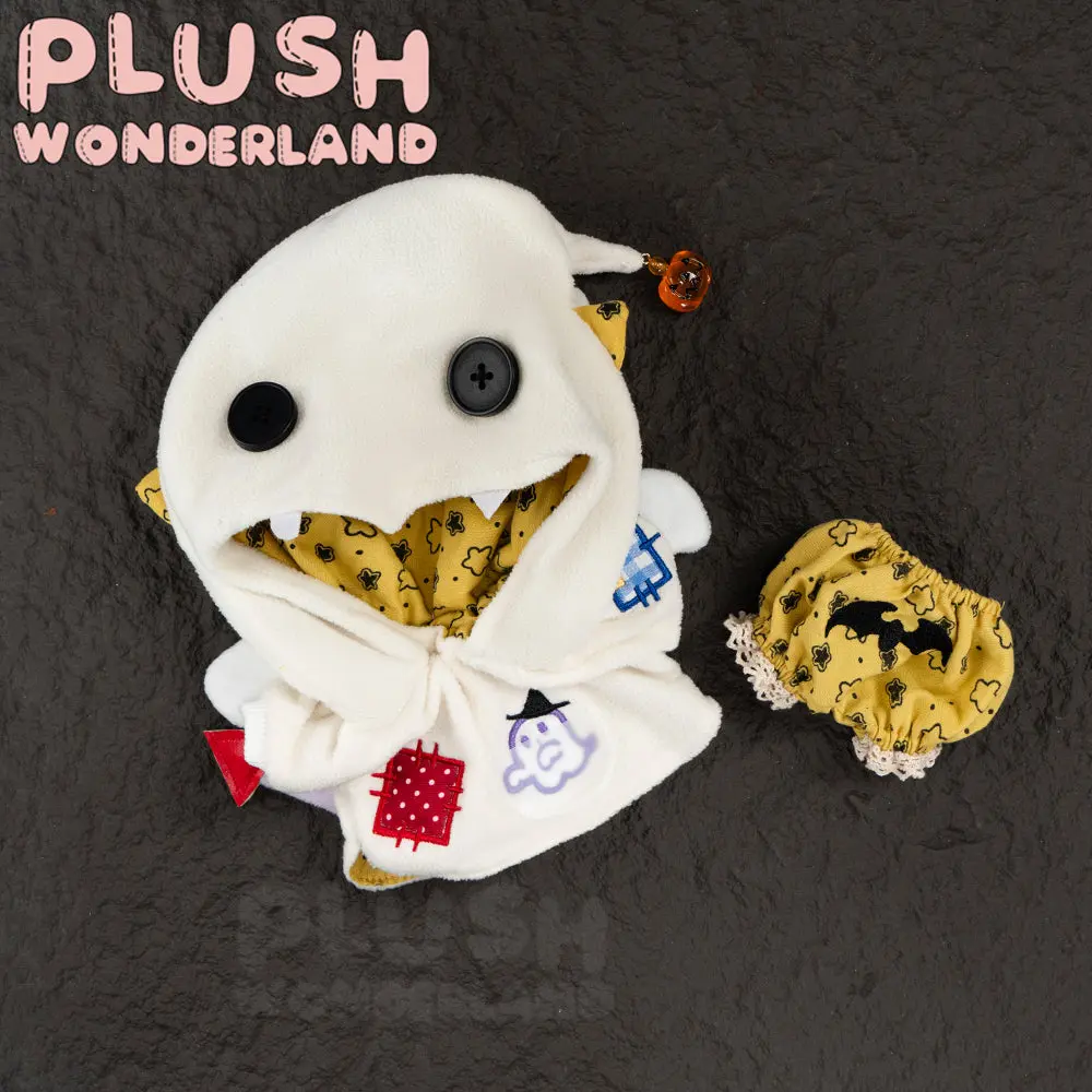 【IN STOCK】PLUSH WONDERLAND Doll Clothes 10CM/20CM Halloween Ghost Clothes White Purple Navy - Image 8