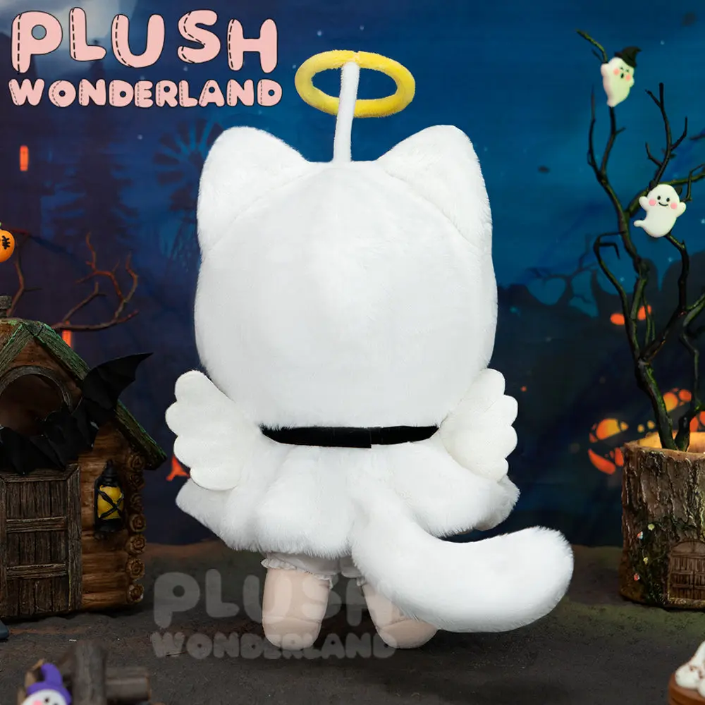 【IN STOCK】PLUSH WONDERLAND Doll Clothes 10CM Halloween Cloak White Orange - Image 5