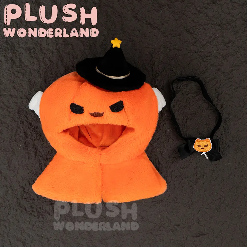 【IN STOCK】PLUSH WONDERLAND Doll Clothes 10CM Halloween Cloak White Orange - Image 8