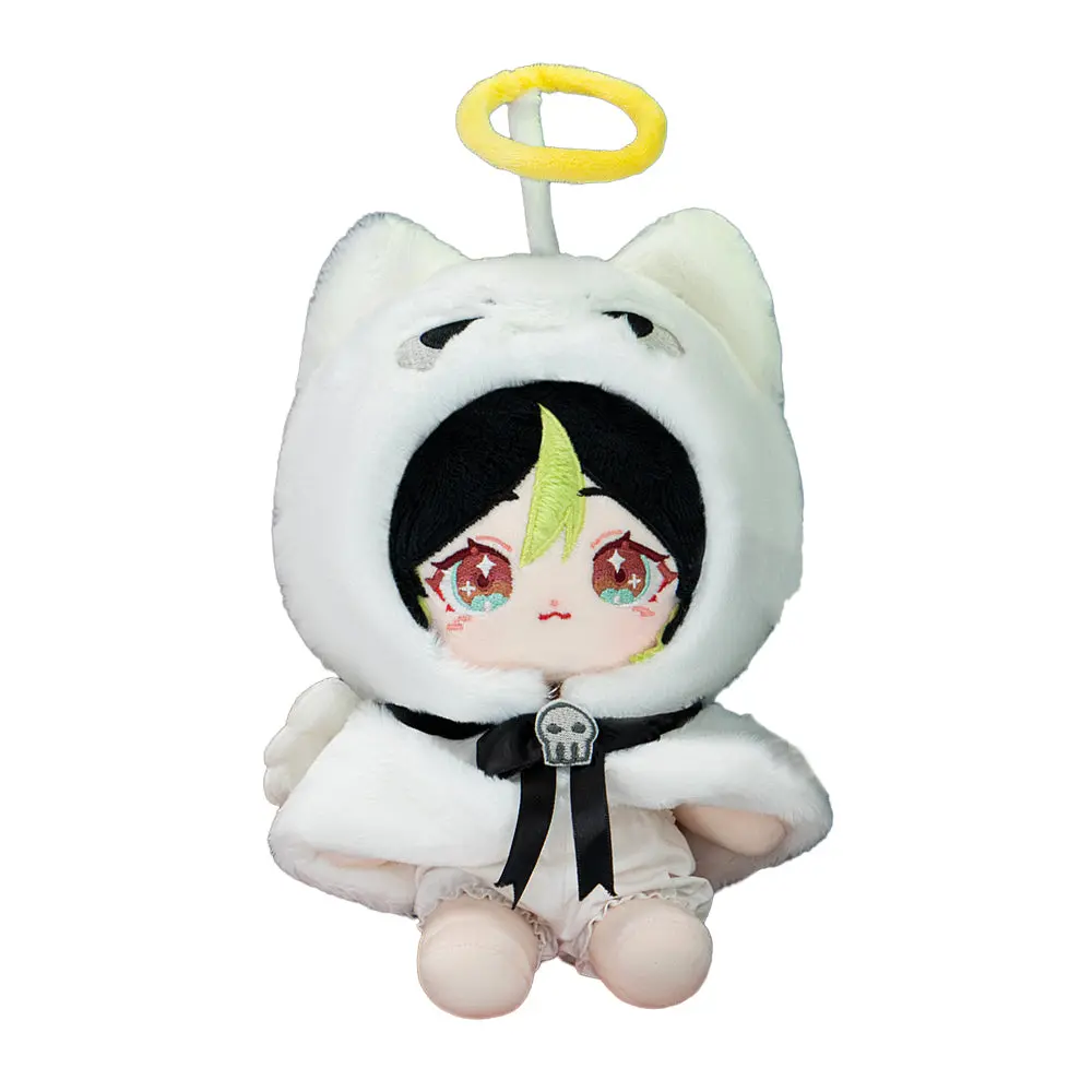 【IN STOCK】PLUSH WONDERLAND Doll Clothes 10CM Halloween Cloak White Orange - Image 9