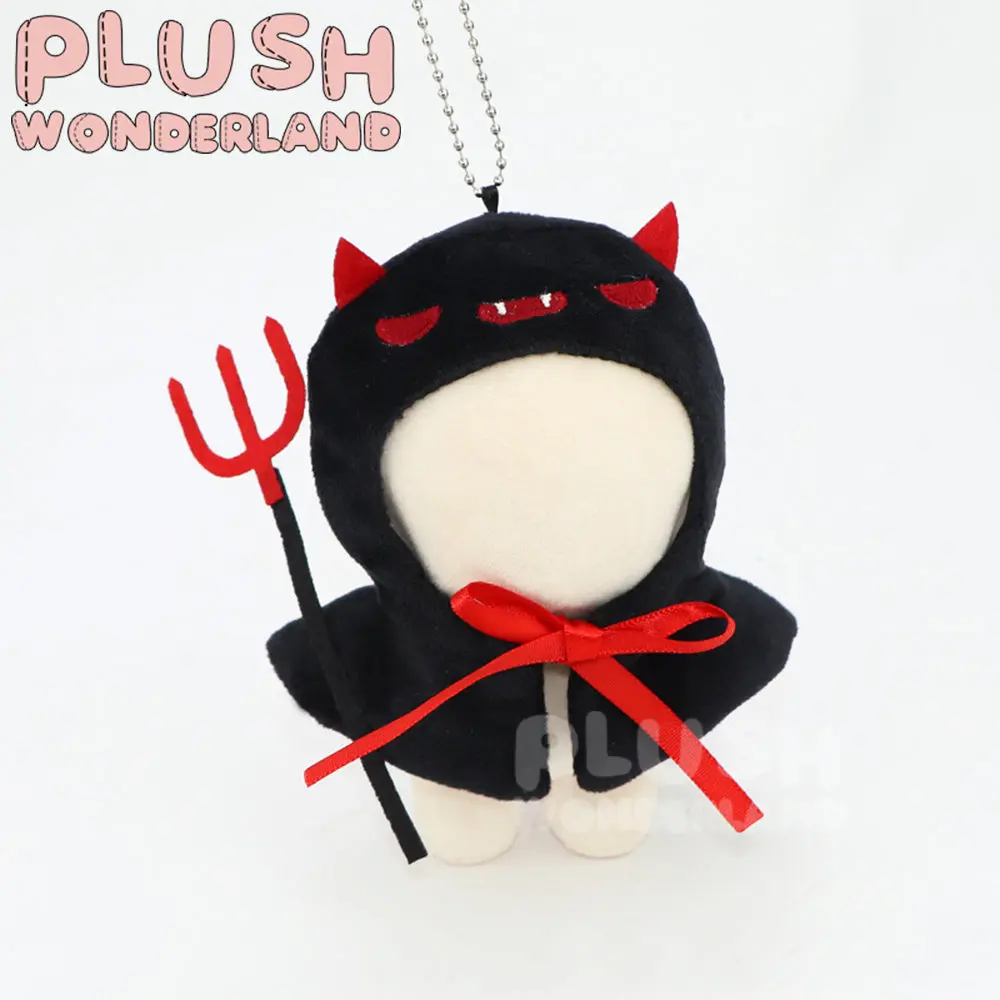 【IN STOCK】PLUSH WONDERLAND Doll Clothes 10CM Halloween Clothes Cape Devil Fork - Image 3