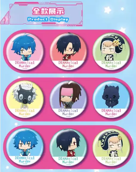 【In Stock】PLUSH WONDERLAND Dramatic Murder Character Badge Acrylic Transparent Card - Image 4