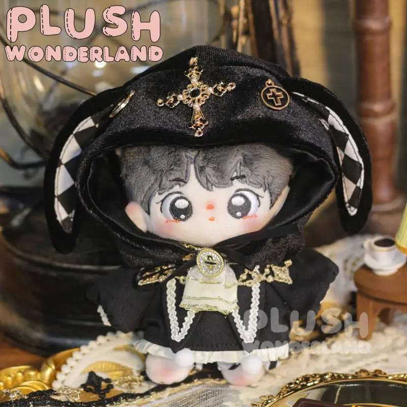 【PRESALE】PLUSH WONDERLAND Edward Dark Rabbit Plushies Cotton Doll Clothes 10 CM