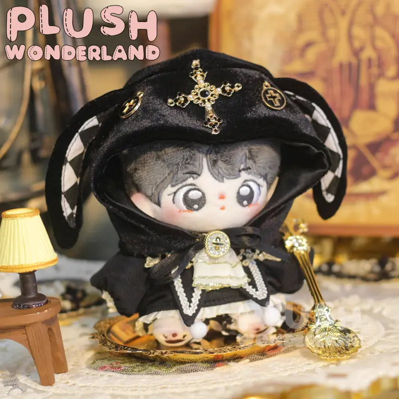 【PRESALE】PLUSH WONDERLAND Edward Dark Rabbit Plushies Cotton Doll Clothes 10 CM - Image 4