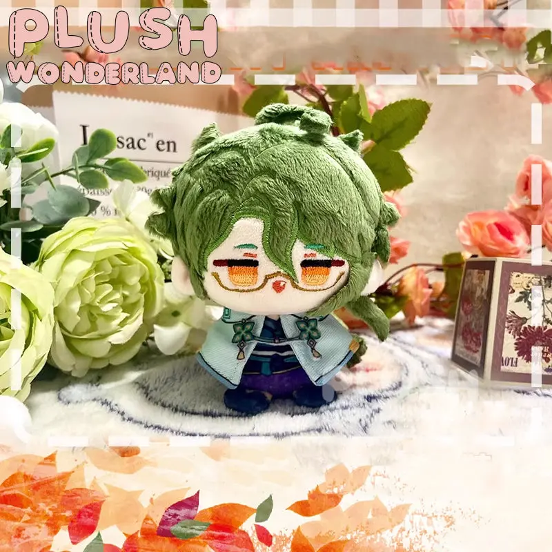 【IN STOCK】PLUSH WONDERLAND Genshin Impact Kazuha / Baizhu Sitting Plushie Cotton Doll 12CM FANMADE - Image 3