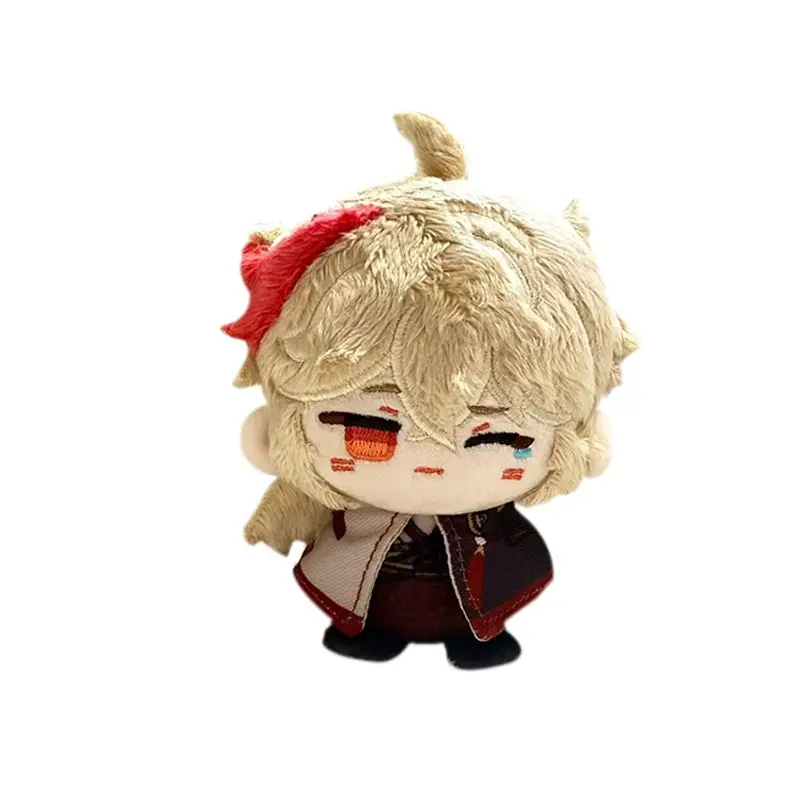 【IN STOCK】PLUSH WONDERLAND Genshin Impact Kazuha / Baizhu Sitting Plushie Cotton Doll 12CM FANMADE - Image 4