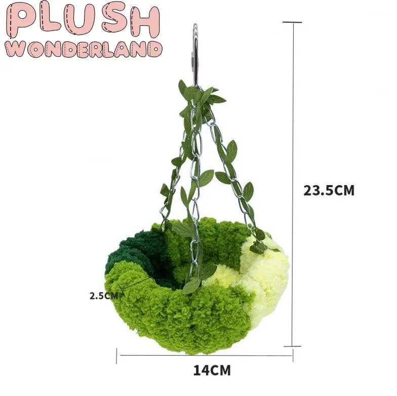 【IN STOCK】PLUSH WONDERLAND Green Swing Hanging Basket 10CM Doll Hammock - Image 6