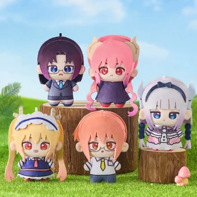 【In Stock】PLUSH WONDERLAND Miss Kobayashi's Dragon Maid Plushie 10CM Doll Pendant Keychain