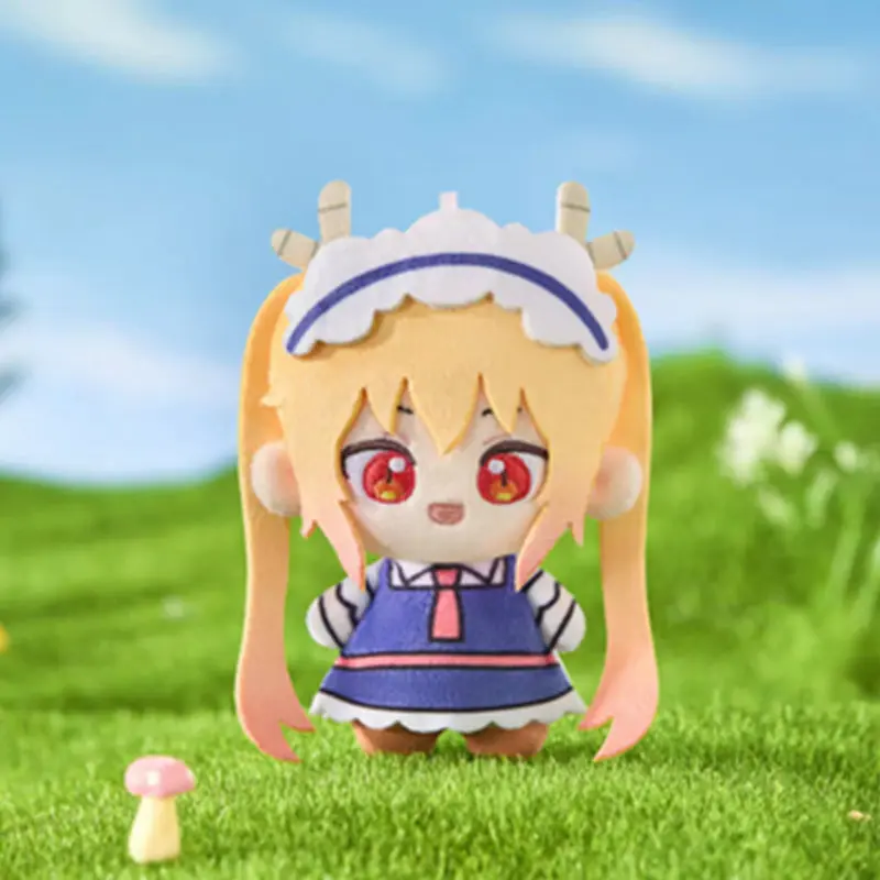 【In Stock】PLUSH WONDERLAND Miss Kobayashi's Dragon Maid Plushie 10CM Doll Pendant Keychain - Image 4