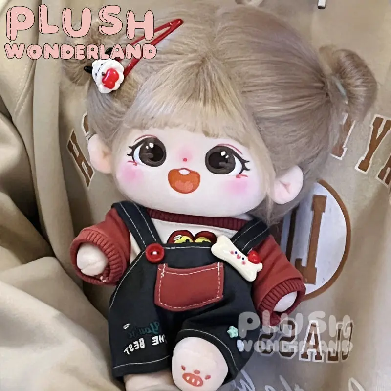 【IN STOCK】PLUSH WONDERLAND Overalls Plushies Cotton Doll Clothes 20CM - Image 5