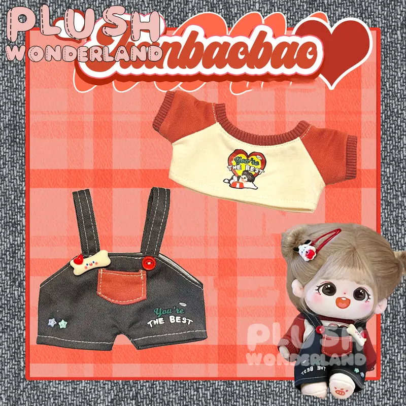 【IN STOCK】PLUSH WONDERLAND Overalls Plushies Cotton Doll Clothes 20CM - Image 8