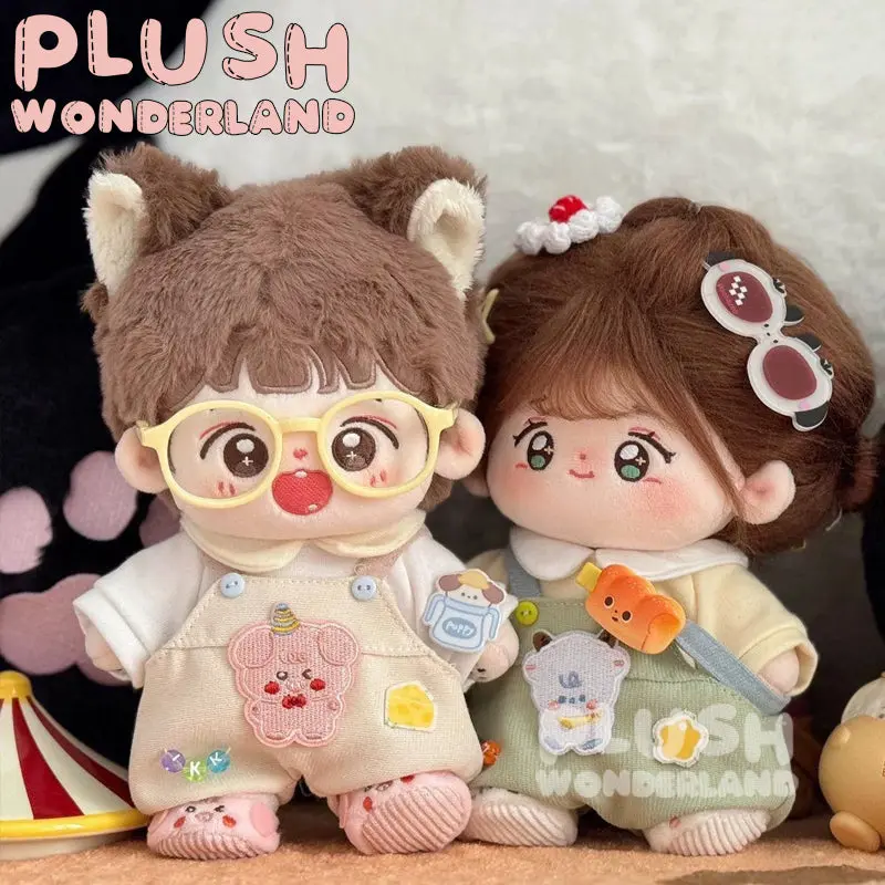 【IN STOCK】PLUSH WONDERLAND Overalls Plushies Cotton Doll Clothes 20CM - Image 3