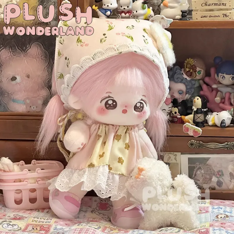 【IN STOCK】PLUSH WONDERLAND Pastoral Style Dress Plushies Cotton Doll Clothes 20CM - Image 4