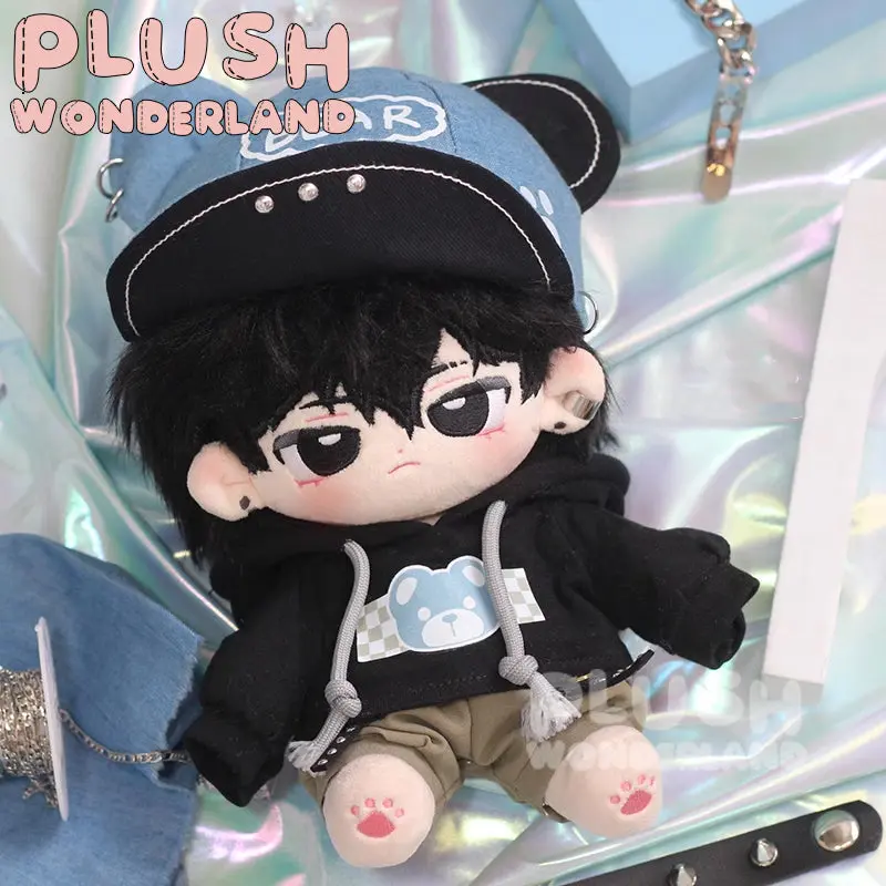 【IN STOCK】PLUSH WONDERLAND Trend Cowboy Vest Plushies Cotton Doll Clothes 20 CM - Image 2