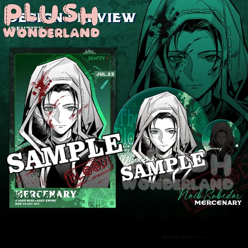 【INSTOCK】PLUSH WONDERLAND Battle-Damaged Series Gold powder Badges - Image 2