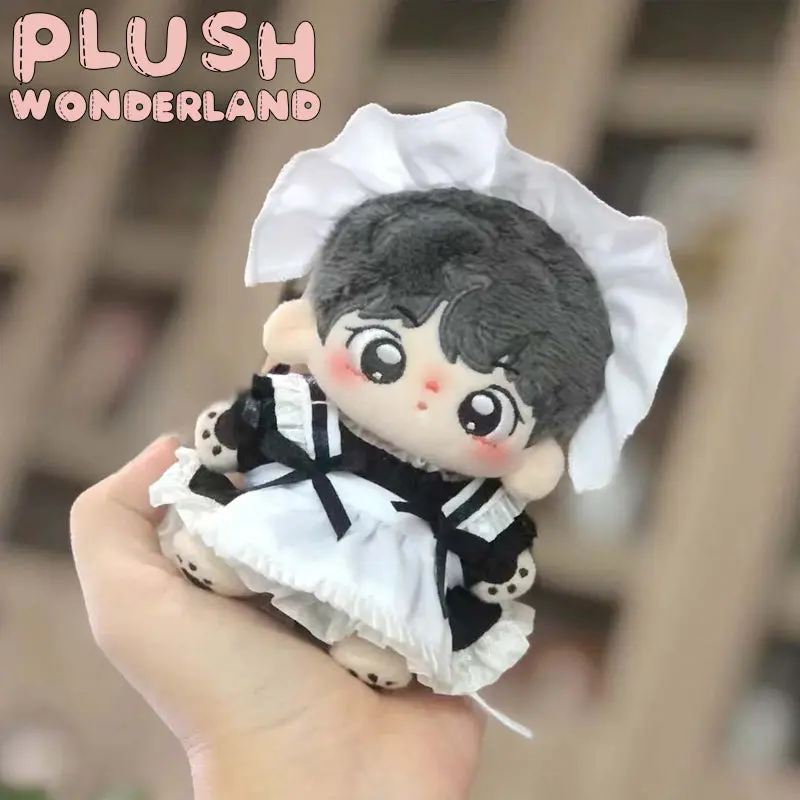 【INSTOCK】PLUSH WONDERLAND Black Lace Maid Suit 10CM/ 20CM Doll Clothes - Image 10